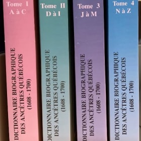 Dictionnaire biographique des ancêtres du Québec (série 1) item