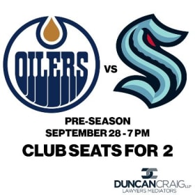Oilers Pre-Season CLUB SEATS VS Seattle Kraken item