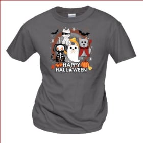 Photo of Happy Halloween (Charcoal) - Adult XL