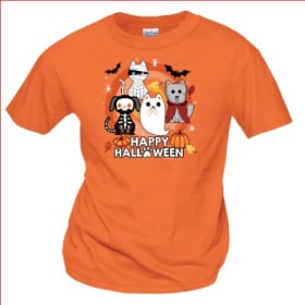 Photo of Happy Halloween (Tangerine) - Adult SM