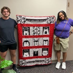 Forest Animal Themed Quilt item