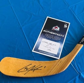 Cale Makar Autographed Avs Hockey Stick - Certified item