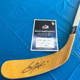 Cale Makar Autographed Avs Hockey Stick - Certified item