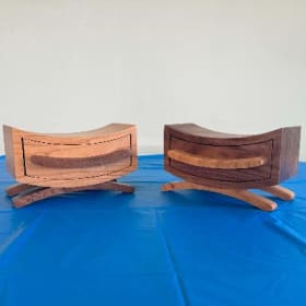 Set of 2 handmade wooden boxes item