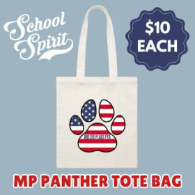 MP Panther Paw Print Tote Bag item