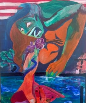 Self-Portrait of Distress Through the Looking Glass item