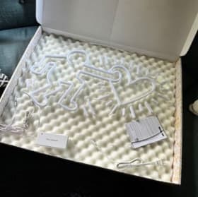 Keith Haring - Send Love Neon Light (value: $490) item