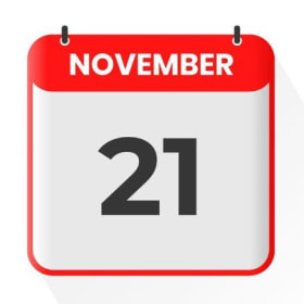 November 21st - Beverage item