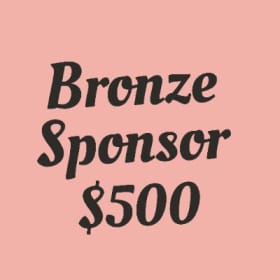 Bronze Sponsor item