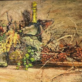 A Holiday Feast Oil on Canvas item
