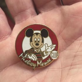 90’s Vintage Mickey Mouse Club Lapel Pin - PRE-OWN (CHASEN) item