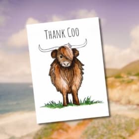 Thank Coo Postcard- 5 pack item