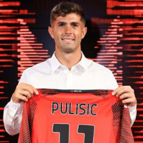 Game Worn Signed Christian Pulisic AC Milan Jersey item