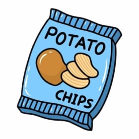 Snacks (chips, cookies) item