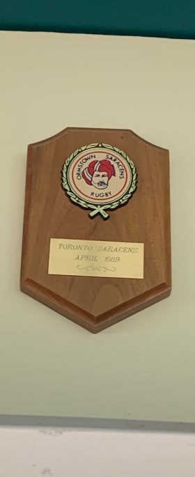 Ormston Saracens Tour Shield 1989 item