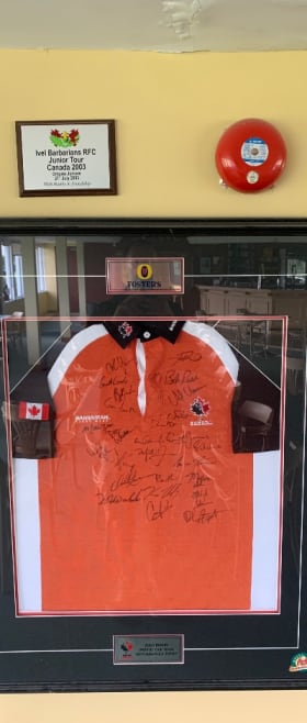 Rugby Canada RWC 2003 Signed Jersey item