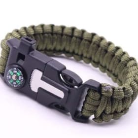 Paracord Survival Bracelet - OD Green item