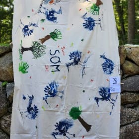 Community Painted Tablecloth #028 item