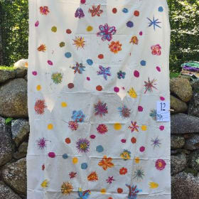 Community Painted Tablecloth #012 item