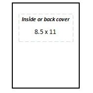 Full page Ad - Inside or Back Cover item