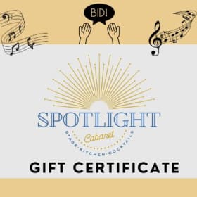 Spotlight Cabaret Gift Certificate item