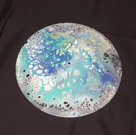 41. Upcycled vinyl record - Nancy Rousell (Value $40) item