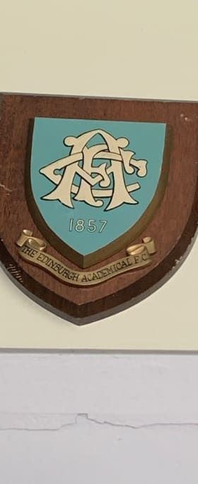 Ediburgh Academicals FC Tour Shield item