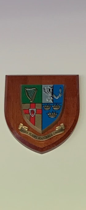 Irish Rugby Football Union Tour Shield item