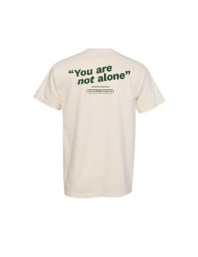 "You are not alone" T-shirt item