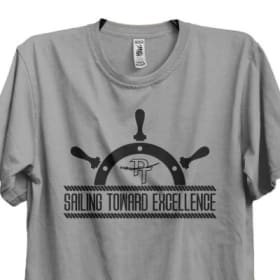 Pine Tree T-Shirt GRY Sailing Adult 4XL item