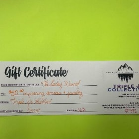 Triple J's Gift Certificate ($50) item