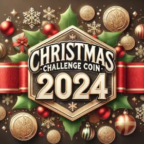 Annual Giving Tree Challenge Coin 2024 - 2 Pack item