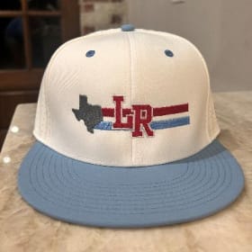 Blue and White LR hat item