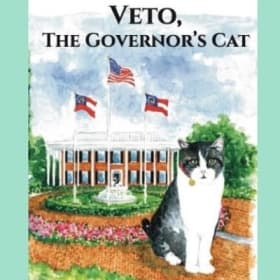 Signed copy of Nathan Deal’s “Veto, The Governor's Cat" item