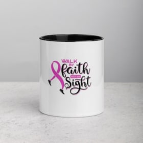 Ceramic Walk By Faith Pink/White - Black/White item