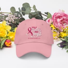 Walk by Faith Embroidered Cap Pink item