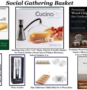 Social Gathering Gift Basket #2 - $275 total value item