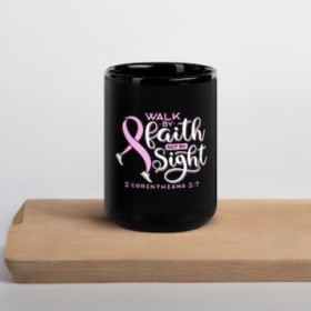 Ceramic Walk by Faith Black Mug item