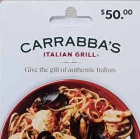$50 Carrabba's Gift card item