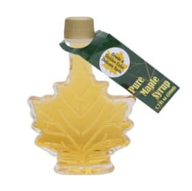 1.7 Ounces Maple Syrup - Maple Leaf Glass Bottle item