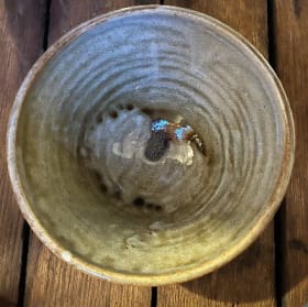 Small pottery bowl item