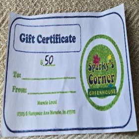 8. Sparky's Corner Greenhouse $50 item