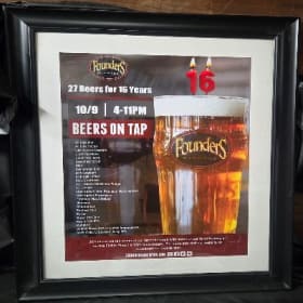 42. Founders Tap Take Over poster item