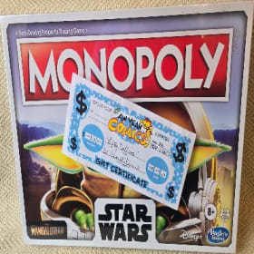 19. Aw Yeah Comics Gift Cert & Star Wars Monopoly item