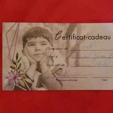 Certificat-cadeau de Catherine Martel, photographe  100.00 item