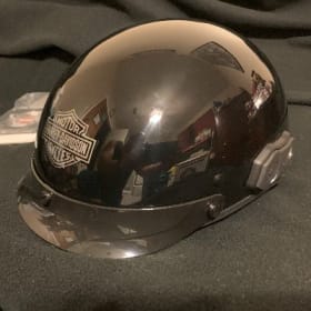 Harley-Davidson Black Glossy Half Helmet (M) item