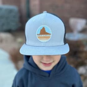 Trucker Hat with Vintage Logo Patch item