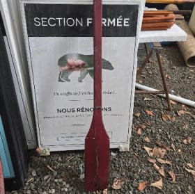 Pagaie en bois item