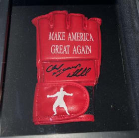 Chuck Liddel Autographed "MAGA" Glove Inscribed "Iceman" item