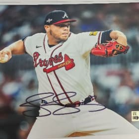 Atlanta Braves signed print of Joe Jiminez item